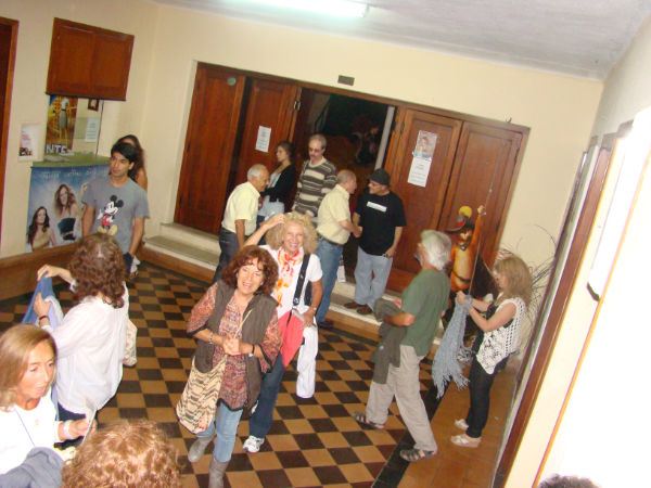 saliendo